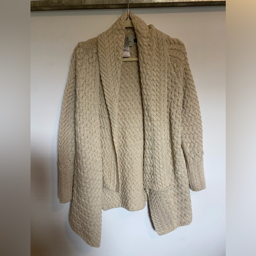 Authentic Wool Tan Sweater from Ireland